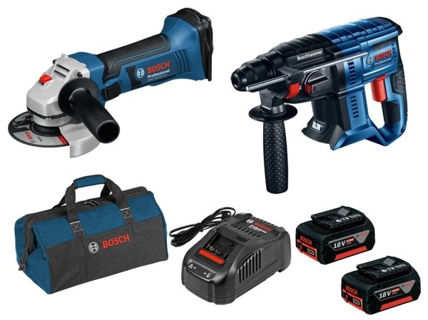 BOSCH GBH 180-LI - GWS 18V125LI  PRO-MİX MEGA SET