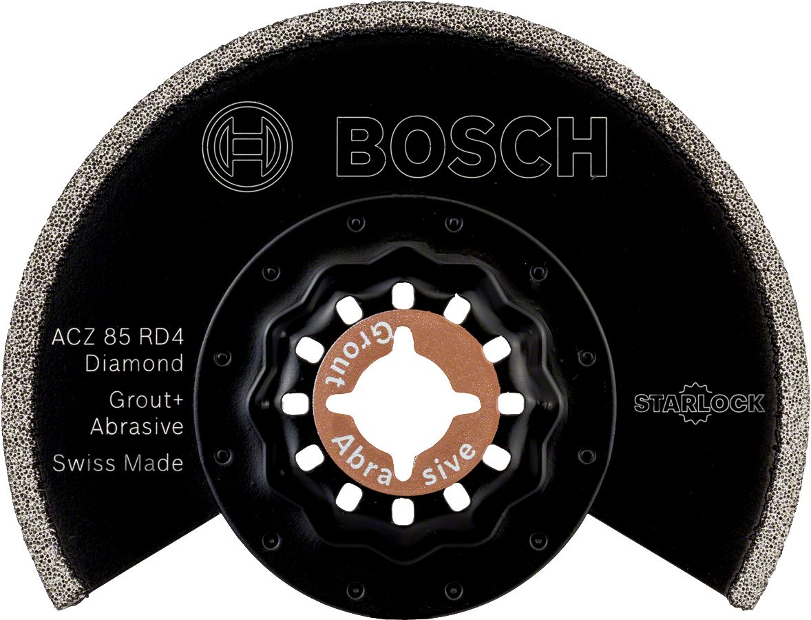Bosch - Starlock - ACZ 85 RD4 - Diamant RIFF Zımpara Uçlu Segman Testere Bıçağı 40 Kum Kalınlığı 10'lu 2608664482