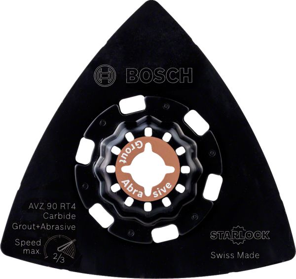Bosch - Starlock - AVZ 90 RT4 - Karpit RIFF Zımpara Tabanı 40 Kum Kalınlığı 1'li 2608662906