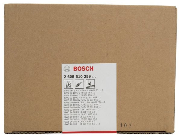 Bosch - Kapaklı Koruma Siperliği 180 mm 2605510299