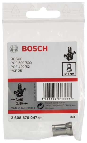 Bosch - 6 mm Penset - POF 500 600 GGS 27 C 2608570047