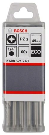 Bosch - Eco PZ2 Vidalama Ucu 49mm 60'lı 2608521243