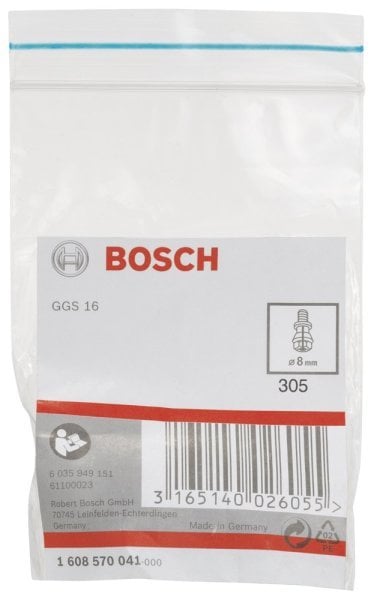 Bosch - GGS 16 Sıkma Somunlu Penset 8 mm 1608570041