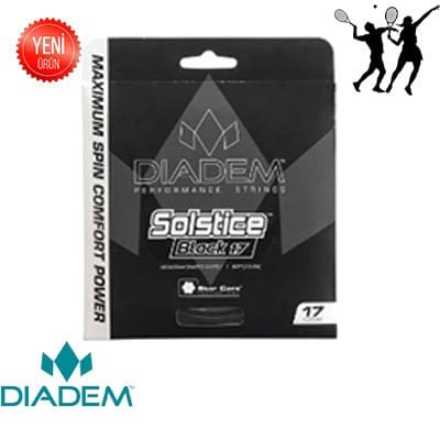 Solstice Black 17L/1.20 Black Tenis Kordojı  - Diadem Tenis Raket Kordajı