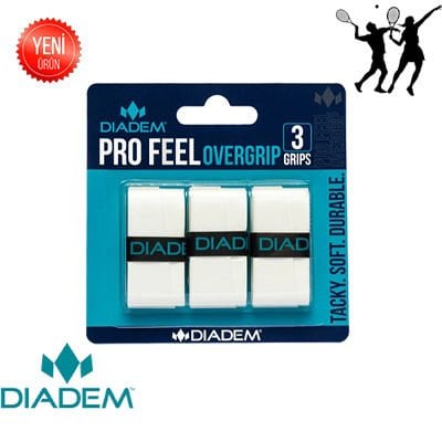 Pro Feel OverGrip 3 lü  Beyaz - Diadem OverGrip