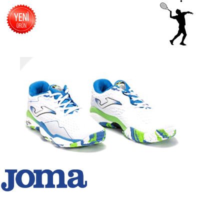 Break Men 2302 Beyaz / Mavi - Joma Erkek Tenis Ayakkabısı