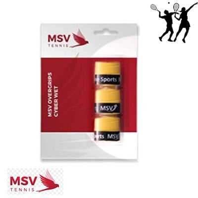 MSV Overgrip Cyber Wet, 3 / Pack, yellow