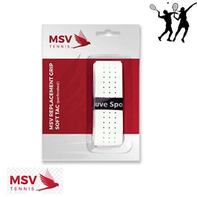 MSV Soft Tac Perforated Replacement Grip White