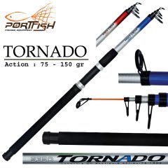 Portfish Tornado Teleskopik Fiber Olta Kamışı 350 cm 75-150 gr