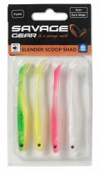 Savage Gear Slender Scoop Shad 15 cm 17 gr Dark Water Mix