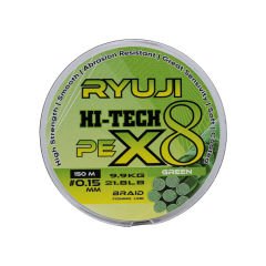 Ryuji Hi-Tech X8 150m 0.08mm Green İp Misina