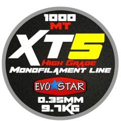 EVOSTAR XT5 Monofilament Olta Misinası 1000m