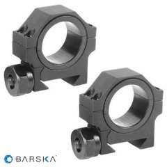 BARSKA 30MM WEAVER HD / Düşük Dürbün  Ayağı