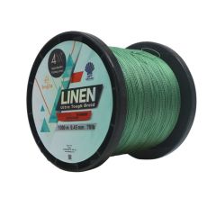 DFT Bojin 4X Linen İp Misina 0.45 mm  1000m  Yeşil