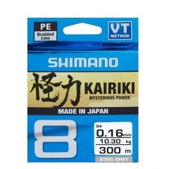 Shimano Kairiki 8 300M Steel Gray Örgü İp Misinası