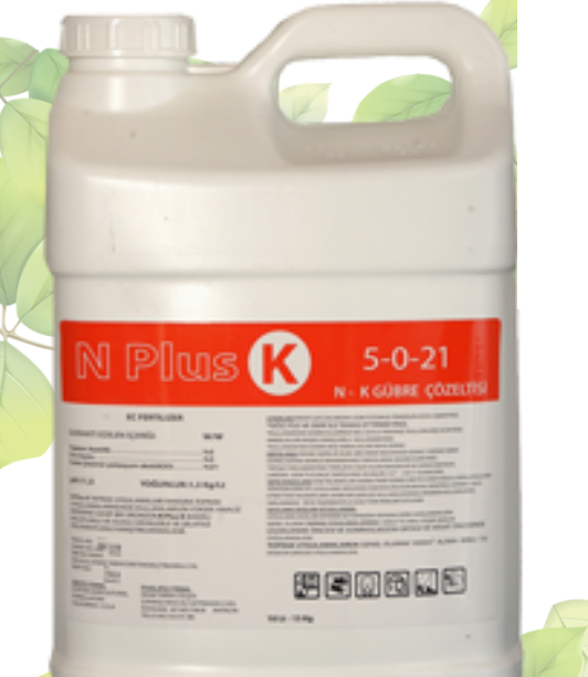 N Plus 5-0-21 Organik Azotlu+Mikro Elementli Sıvı Gübre