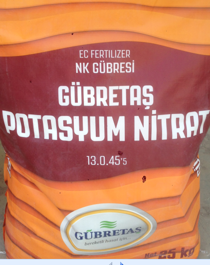 Potasyum Nitrat Gübre (25 kg)