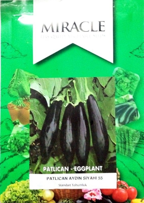 Miracle Aydın Siyahı Patlıcan Tohumu (10 gram)