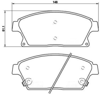 Opel Mokka Ön Fren Balatası 1.6 CDTI 136 Beygir 2012 Sonrası BREMBO