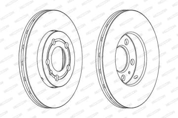 Seat Cordoba Ön Fren Diski Tüm Modellere 256 mm Çap 2003-2009 FERODO