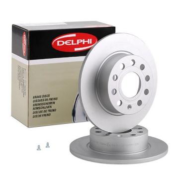 Volkswagen Golf 6 Arka Fren Diski 1.6 TDI 105 Beygir 255 mm Çap 2009-2012 DELPHI