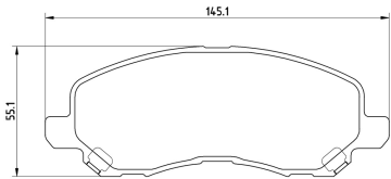 Jeep Patriot Ön Fren Balatası 2.0 CRD 2007-2017 BREMBO