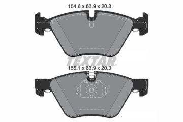 BMW 1 Serisi E87 120i Ön Fren Balatası 2008-2012 TEXTAR