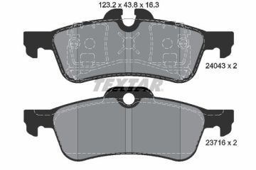 Mini Cooper R53 Kasa Arka Fren Balatası 2001-2006 TEXTAR