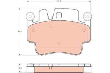 PORSCHE 911 Carrera 3.6 Ön Fren Balatası  2005-2011 - TRW