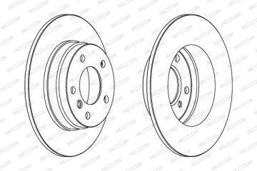 BMW 3 Serisi E46 Arka Fren Diski 316i 280 mm Çap 1999-2005 FERODO