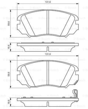 Opel Insignia Ön Fren Balatası 1.4 Turbo 140 Beygir 2008-2016 BOSCH