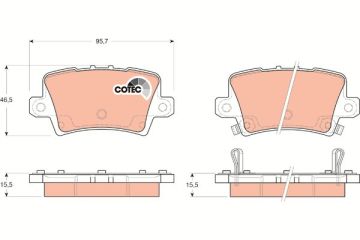 Honda Civic Type-R Arka Fren Balatası 2007-2014 TRW