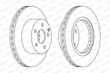 Mercedes 204 Kasa C180 Ön Fren Diski Standart Paket 288 mm Çap 2007-2013 FERODO