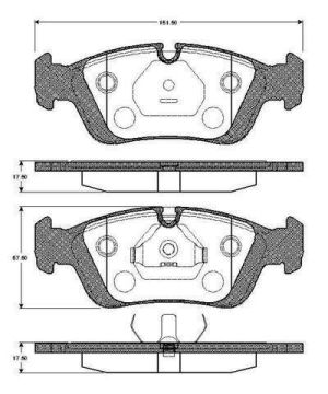 BMW E36 328i Ön Fren Balatası 1991-1998 BOSCH