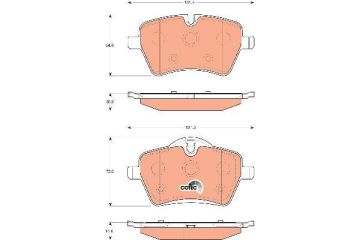 Mini Cooper S R56 Ön Fren Balatası 2007-2014 TRW