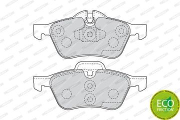 Mini Cooper S R53 Kasa Ön Fren Balatası 2001-2006 FERODO