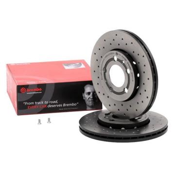 Volkswagen Polo 4 Performanslı Fren Diski Ön 256 mm Çizgili BREMBO XTRA