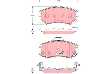 Kia Sportage Ön Fren Balatası 2005-2007 TRW