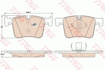 BMW 4 Serisi F32 Kasa 420d Ön Fren Balatası 2014-2020 TRW