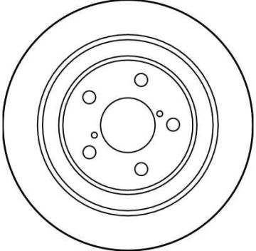 Subaru Impreza GD Arka Fren Diski 2.0 266 mm 2001-2007 TRW