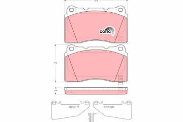 Subaru Impreza STI Ön Fren Balatası 2001-2007 TRW