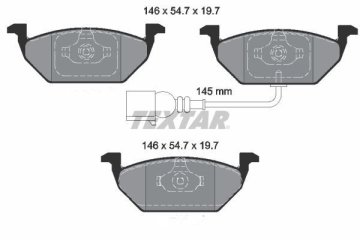 Seat Ibiza Ön Fren Balatası 1.4 TDI 2009-2017 TEXTAR