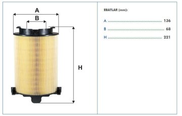 Seat Altea Hava Filtresi 1.6 102 Beygir 2005-2015 FILTRON