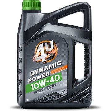 4U Oil Dynamic Power 10W-40 Yarı Sentetik Motor Yağı 4 Litre Üretim Yılı 2022