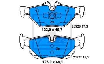 BMW E84 X1 Arka Fren Balatası xDrive18d / 20d / 23d 2010-2015 ATE ORIGINAL