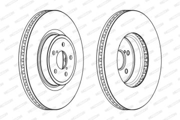 Subaru Forester SJ Ön Fren Diski 2.0 Benzinli 150 Beygir 316 mm 2013-2018 FERODO