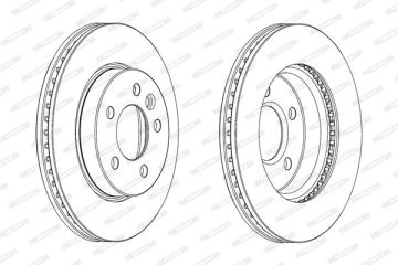 Volkswagen Amarok Ön Fren Diski 2.0 TDI 140 Beygir 303 mm Çap 2010 Sonrası FERODO