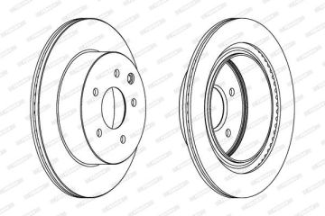 Nissan Qashqai+2 Arka Fren Diski 1.6 dci 292 mm Havalı 2007-2013 FERODO