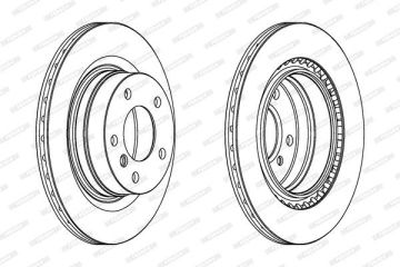 BMW 3 Serisi E92 Kasa Coupe 325i Arka Fren Diski 300 mm Çap 2007-2012 FERODO