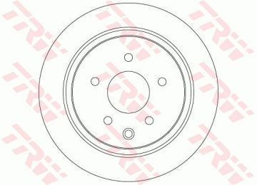 Nissan Qashqai Arka Fren Diski 1.5 dci 292 mm Çap Düz 2007-2013 TRW